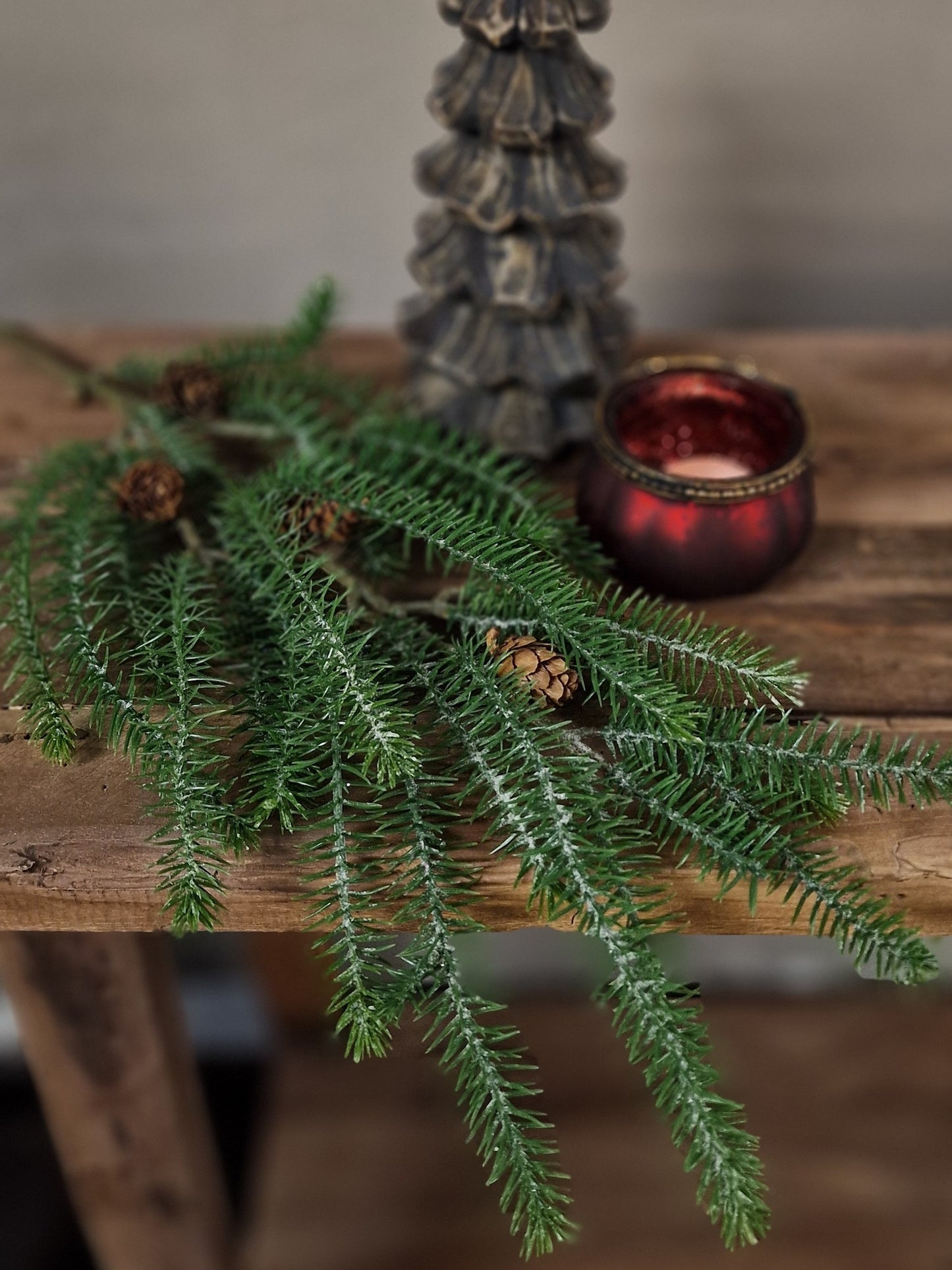 Kerst kunst tak- 60 (incl. tak)x 15 cm