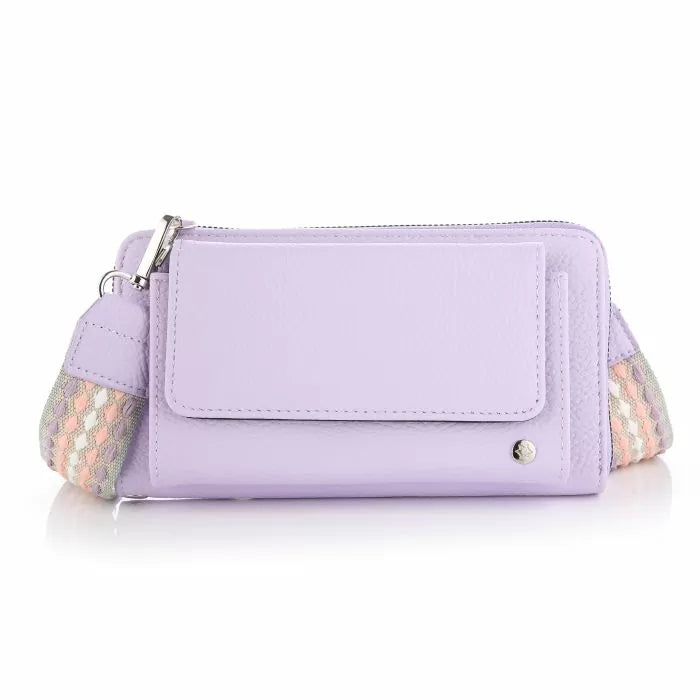 Purple tasje met band