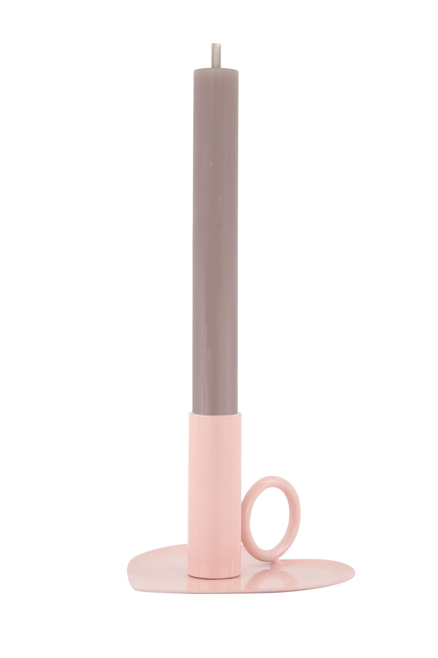 Zusss Kandelaar metaal hartje - Roze