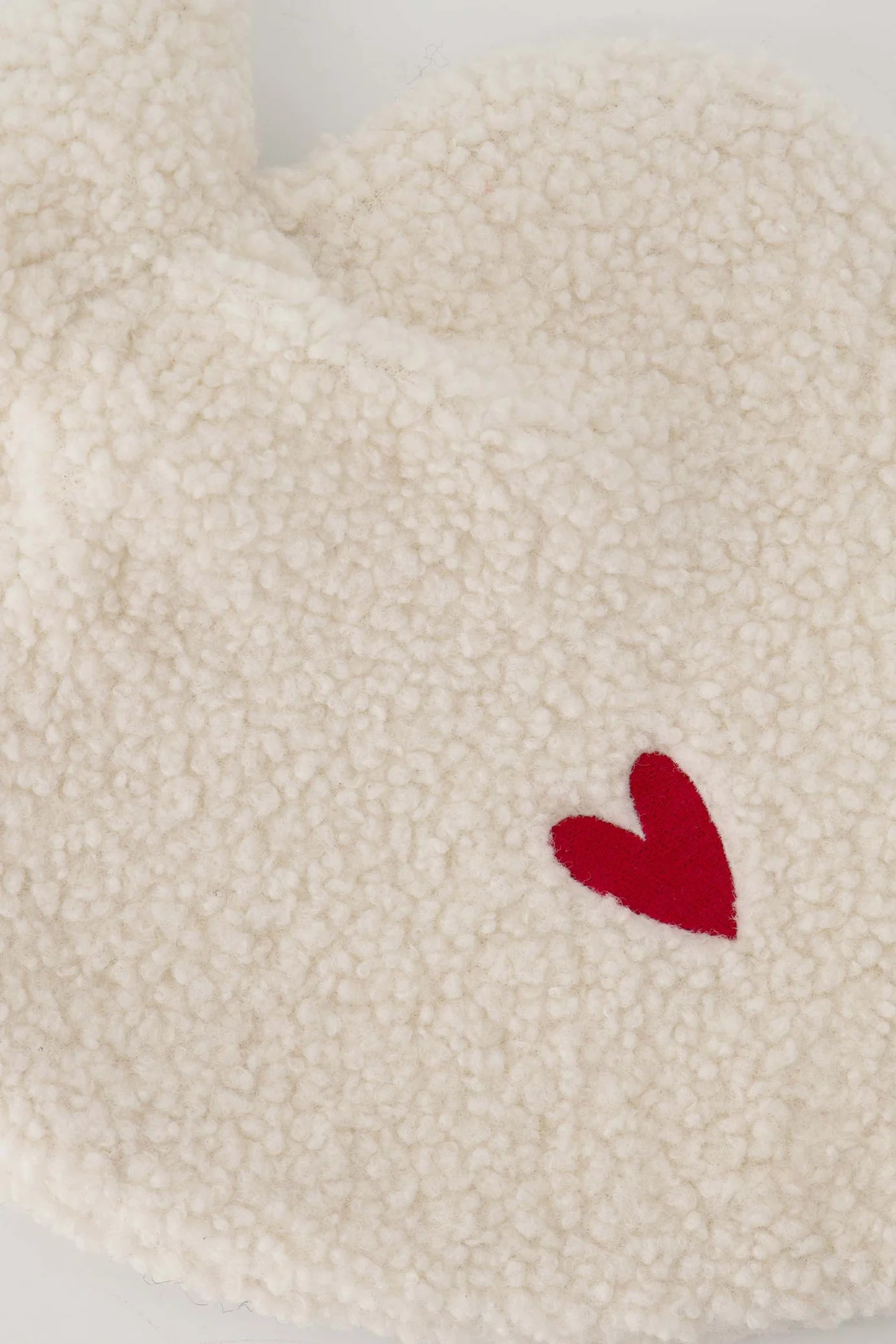 Zusss kruik teddy wit/rood