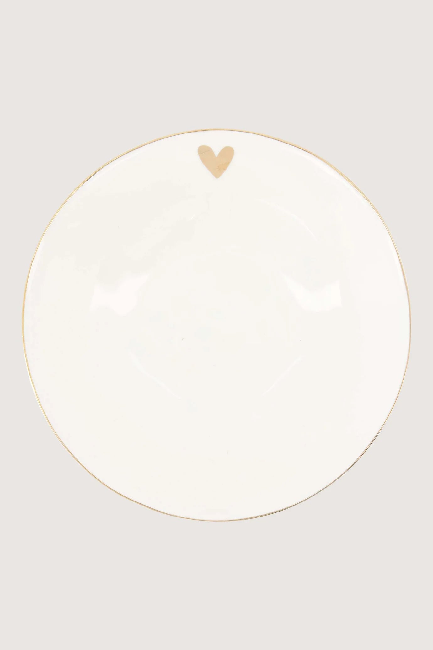 Zusss diep bord hartje wit/goud