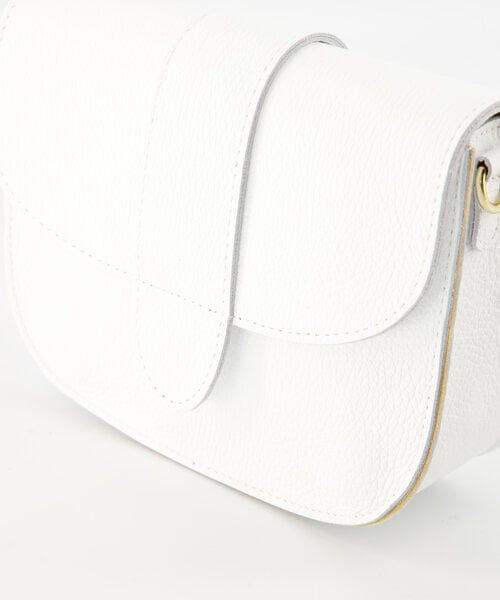 Maan classic grain crossbody - Wit