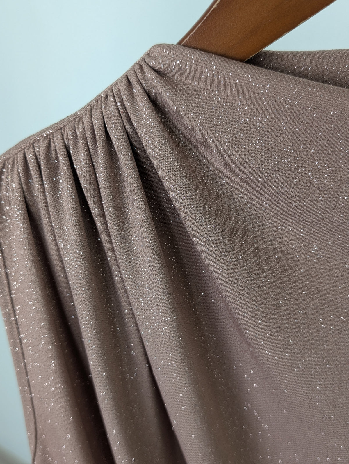 Glitter top Emy - Caramel