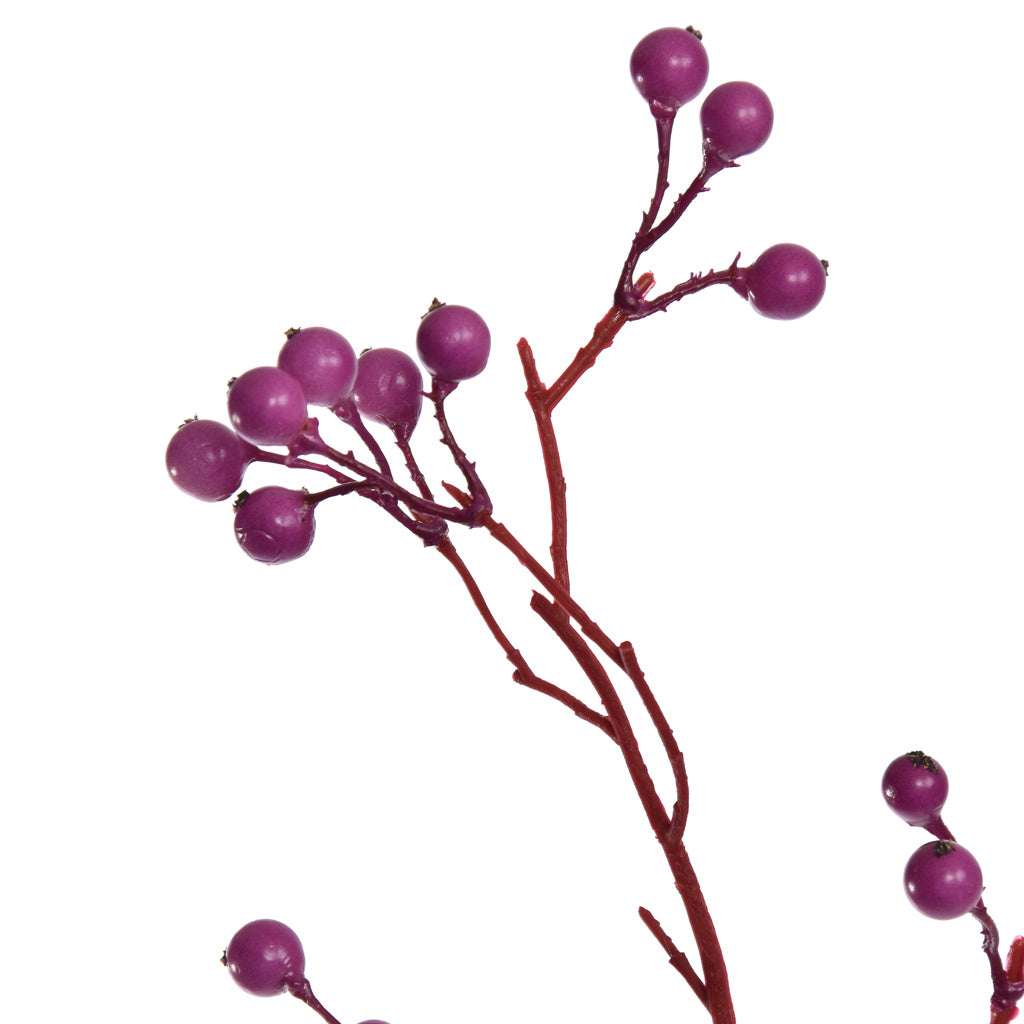 ELEGANT BERRY BRANCH 95CM PURPLE