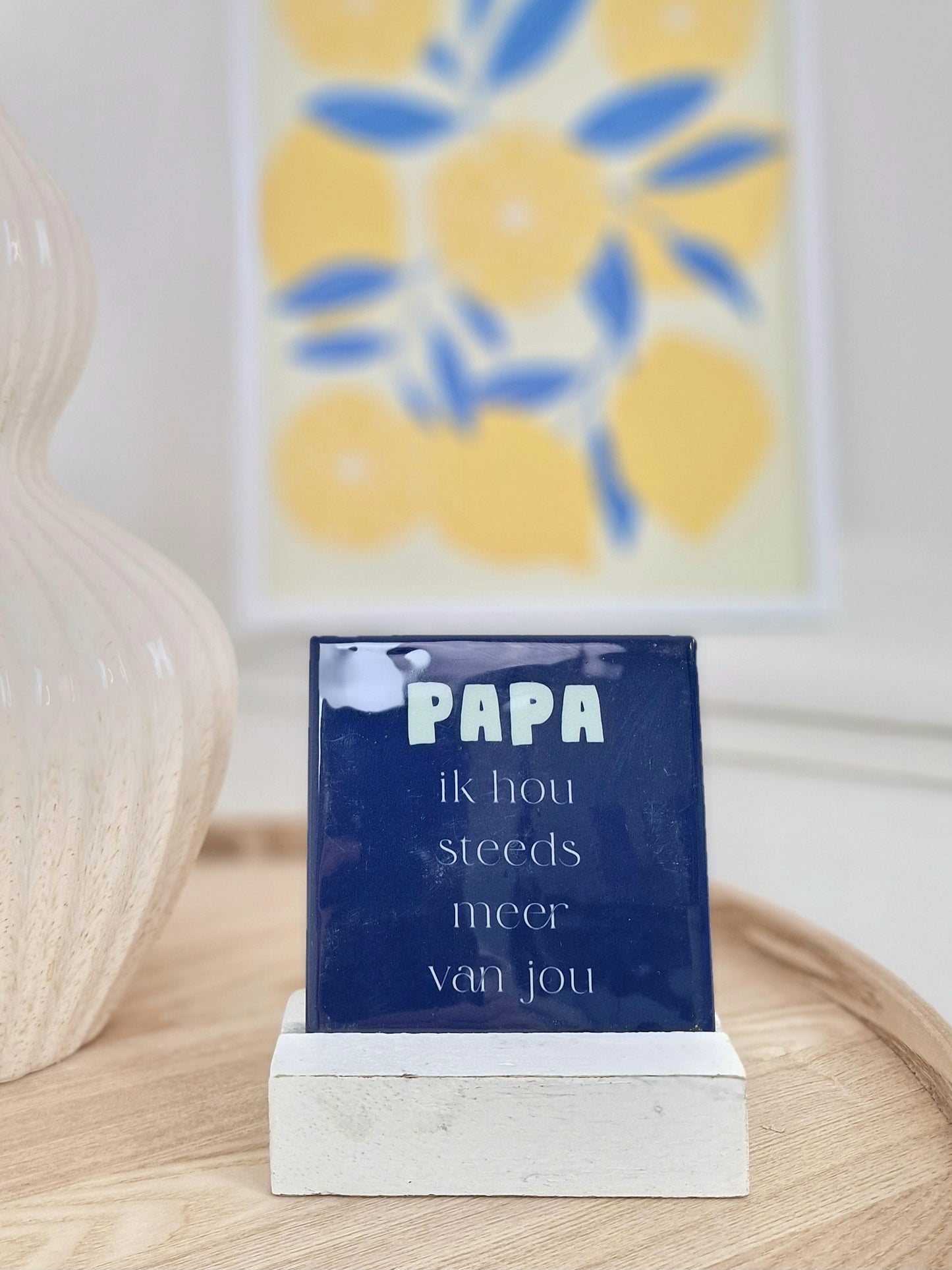 Papa ik hou steeds meer van jou