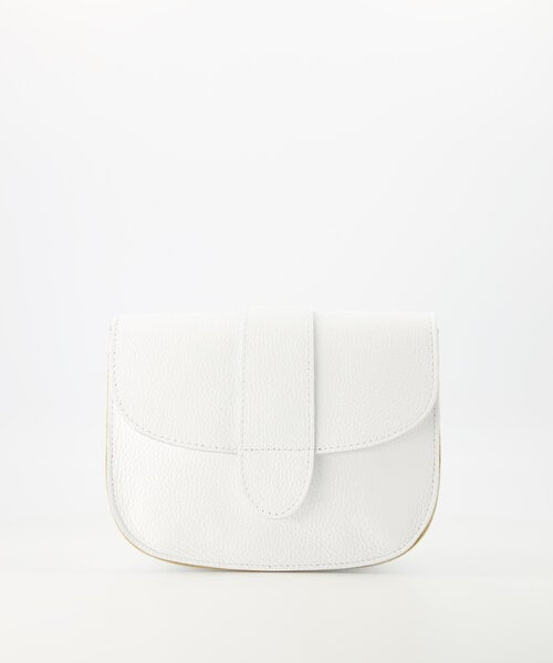 Maan classic grain crossbody - Wit