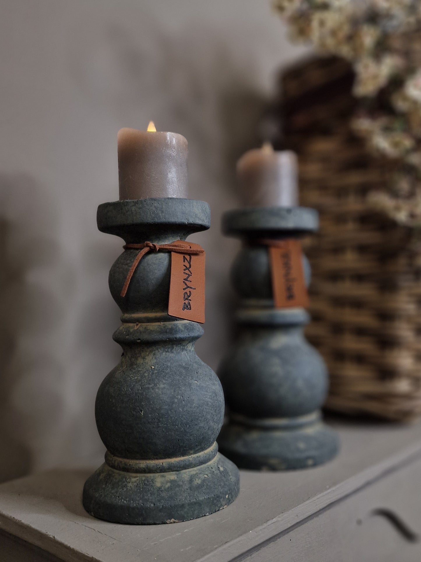 Brynxz Candleholder Basic Maj. Vintage L D.11 H.20