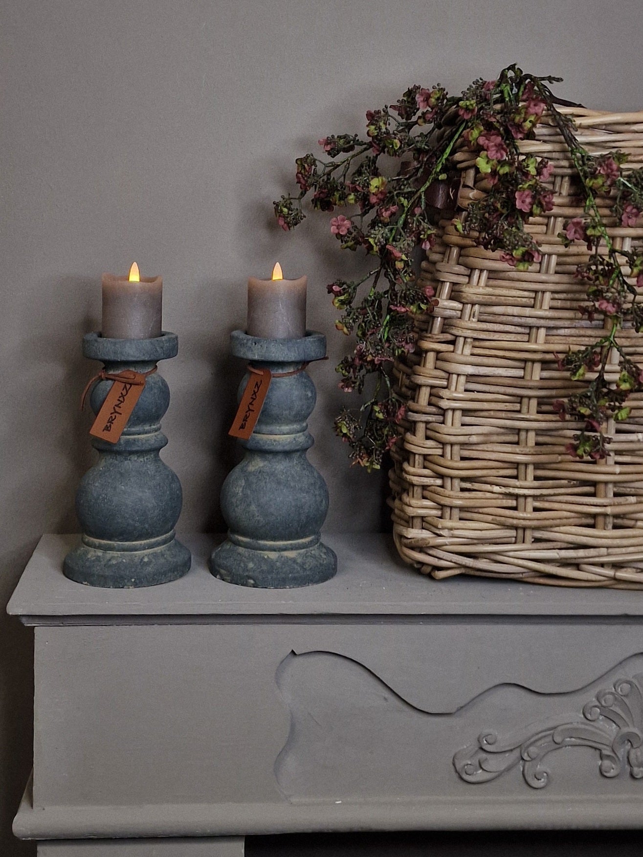 Brynxz Candleholder Basic Maj. Vintage L D.11 H.20