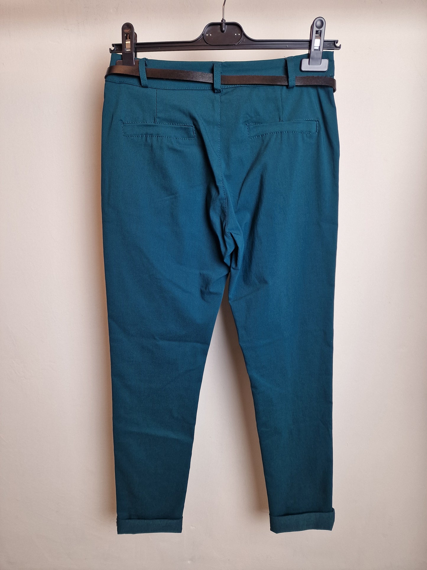 Basic pantalon Juul - Petrol
