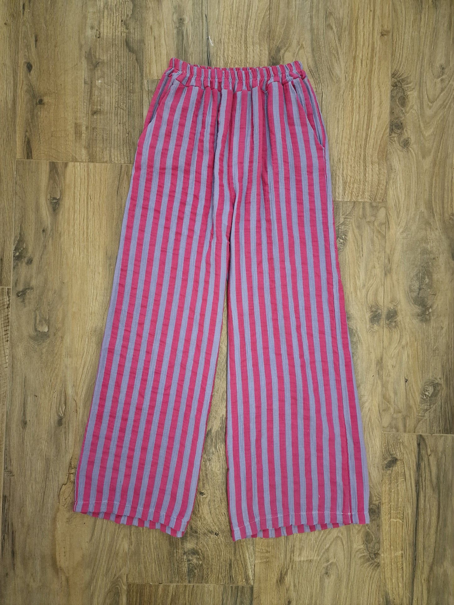 Lange summer broek - Roze/Lila