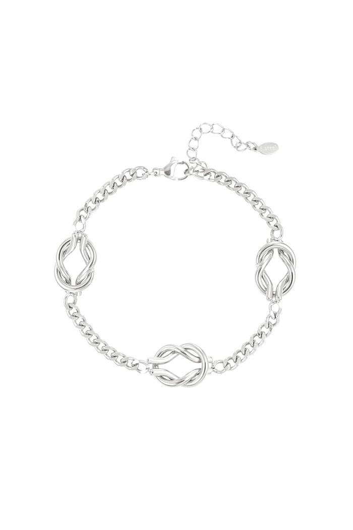 Love Knot armband - Zilver