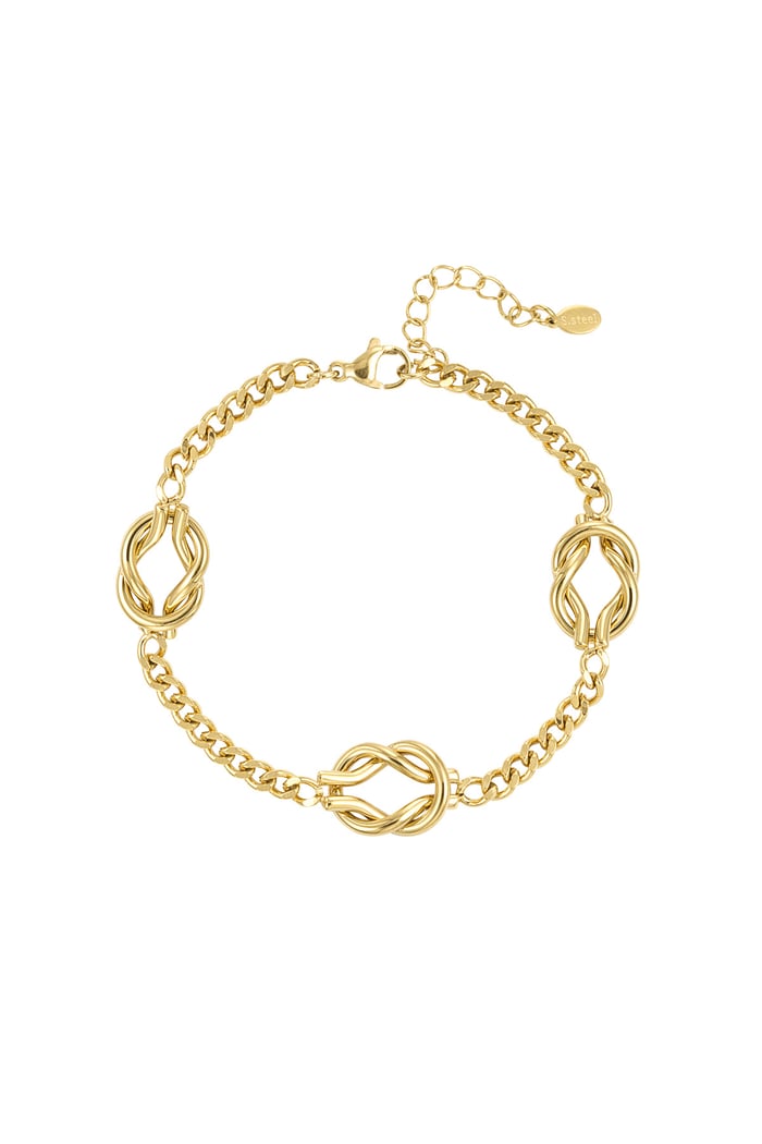 Love Knot armband - Goud