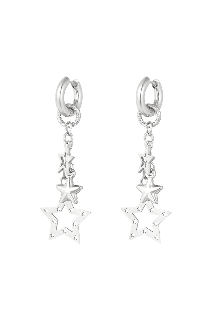 Oorbellen starry nights - Zilver