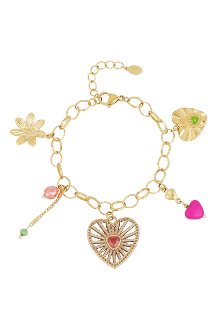 Charming Charms armband - Goud