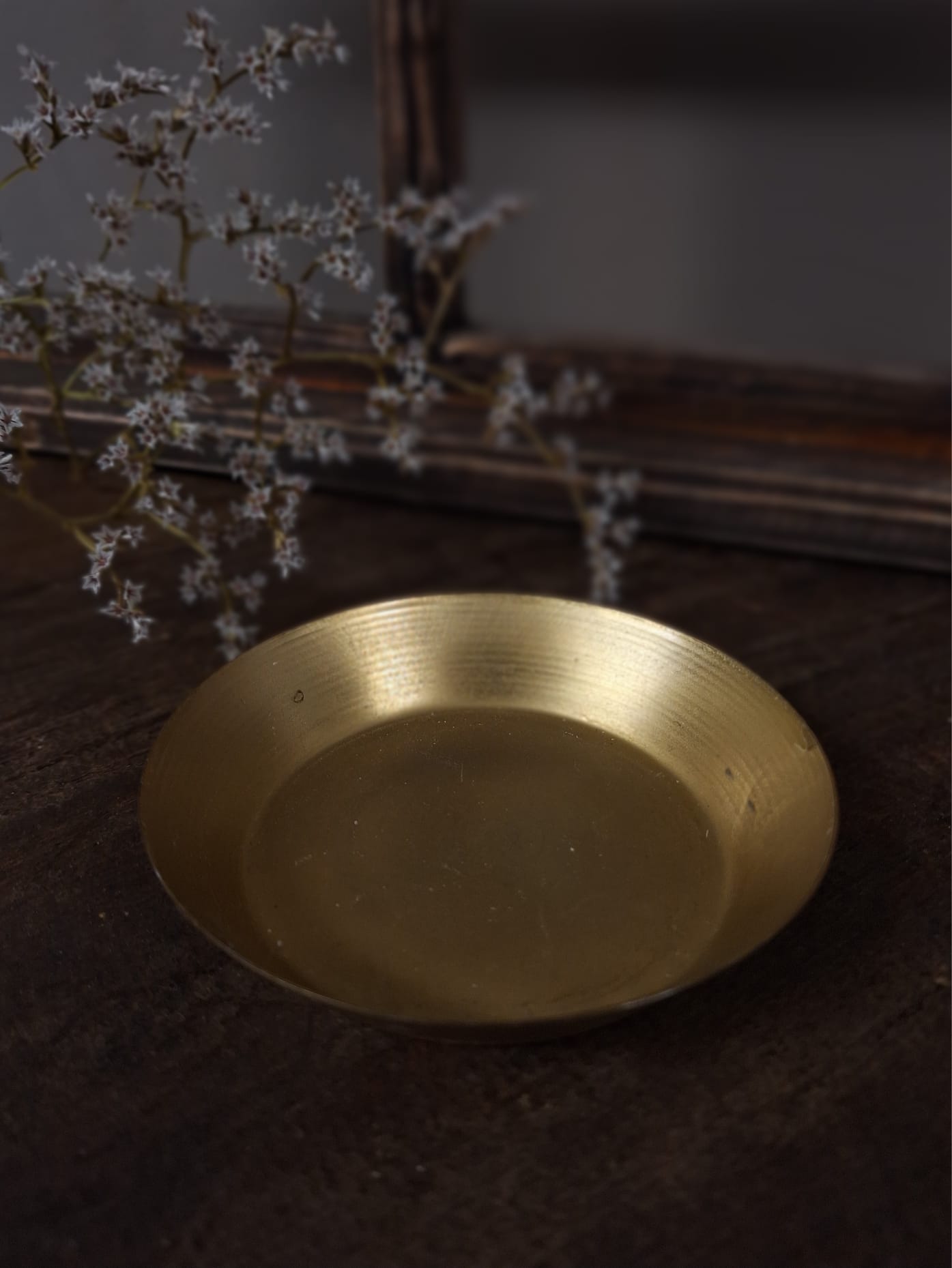 Gouden schaaltje- 10,5x 2,5 cm.
