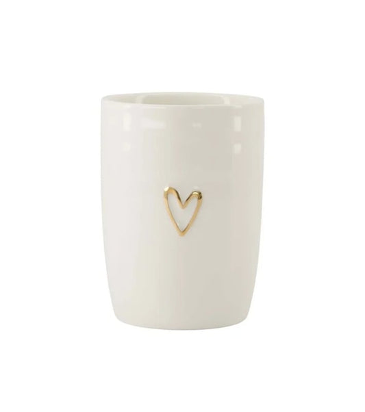 Zusss koffiemok met open hartje goud