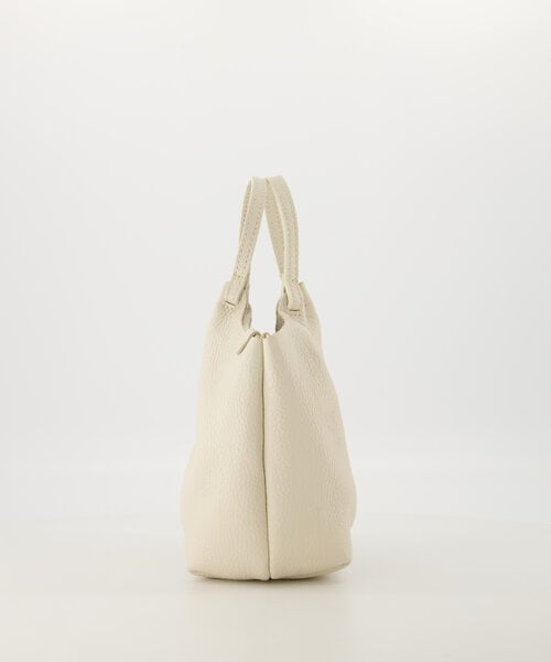 Baby Lou classic Grain handtas - Ecru