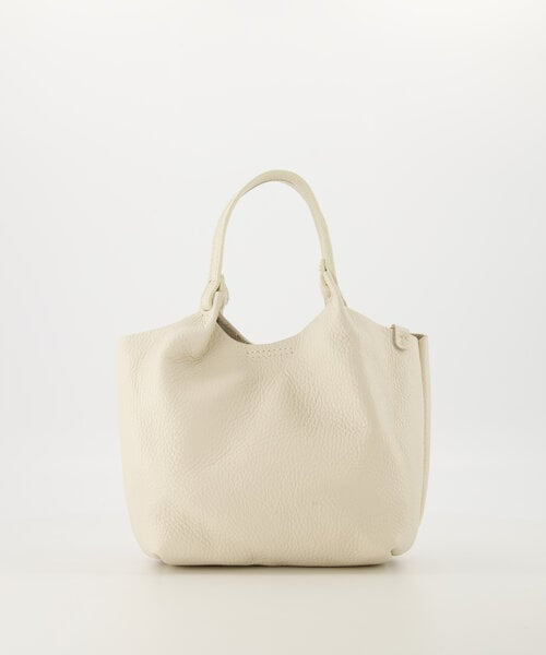 Baby Lou classic Grain handtas - Ecru