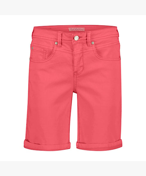 Relax short jog Red button- coral