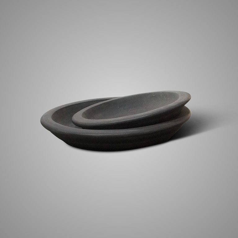 Set of 2 Plates Basic Ancient Soil D.39-32 H.5-4