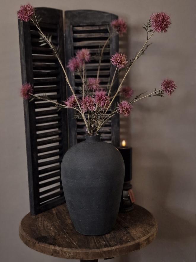 Brynxz bohemian flower spray mauwe- 83 cm.