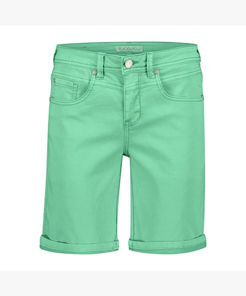 Relax short jog Red button- summergrean