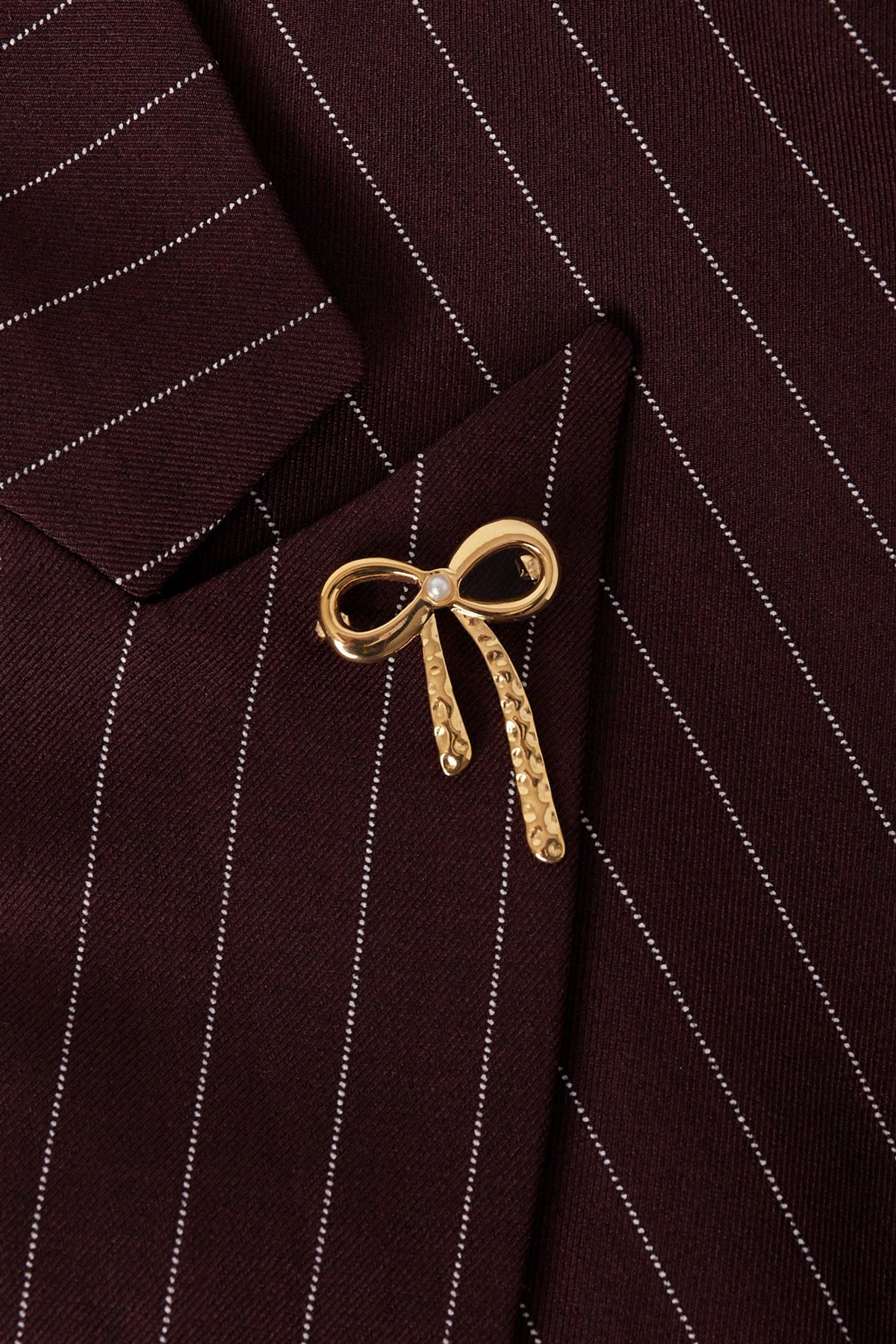 Broche strikje - Goud kleur