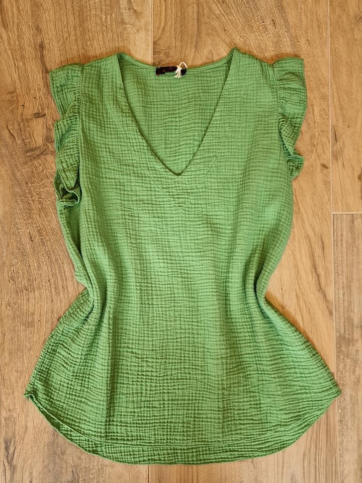 Karin top- Groen