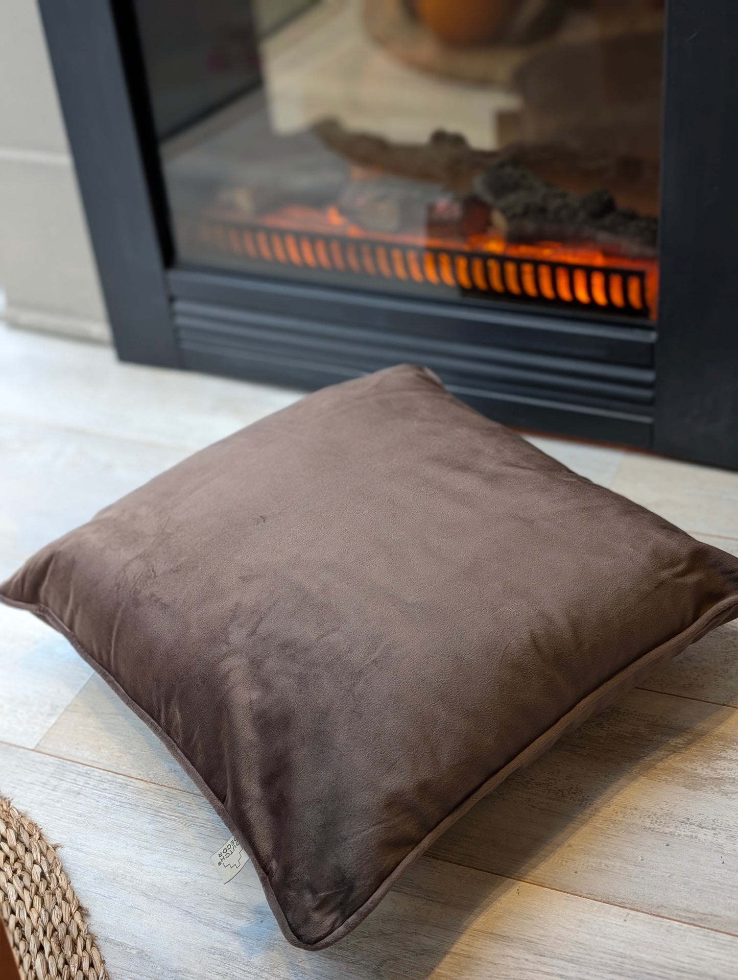 FINN - Cushion cover 45x45 cm - Chocolate Martini - brown