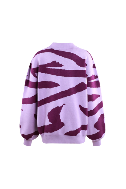 Fluresk- Verbena/Salviapaars sweater