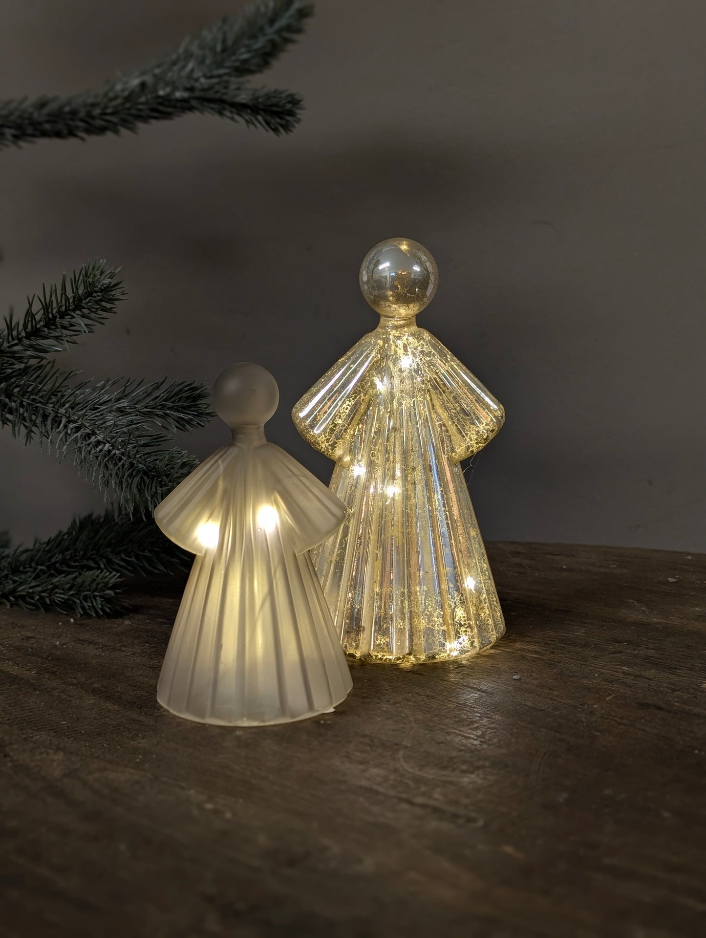 Led engel glas 10x18 - Champagne