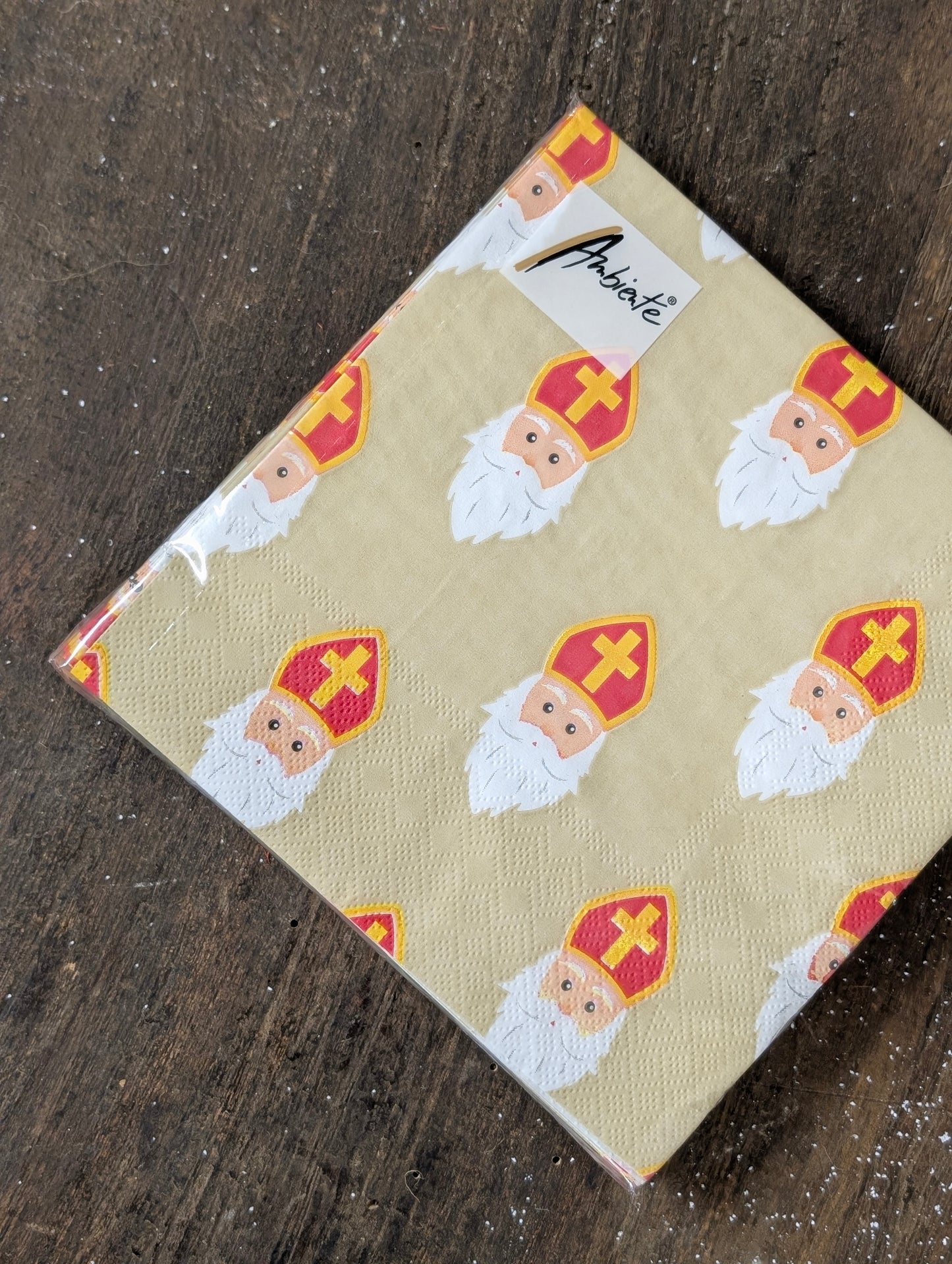 20 stuks 33x33 - Hoofd Sinterklaas
