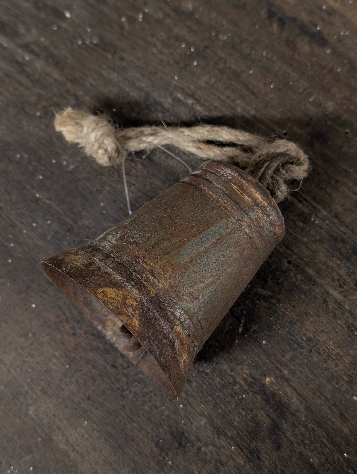 Bel/klok 10cm - Rusty