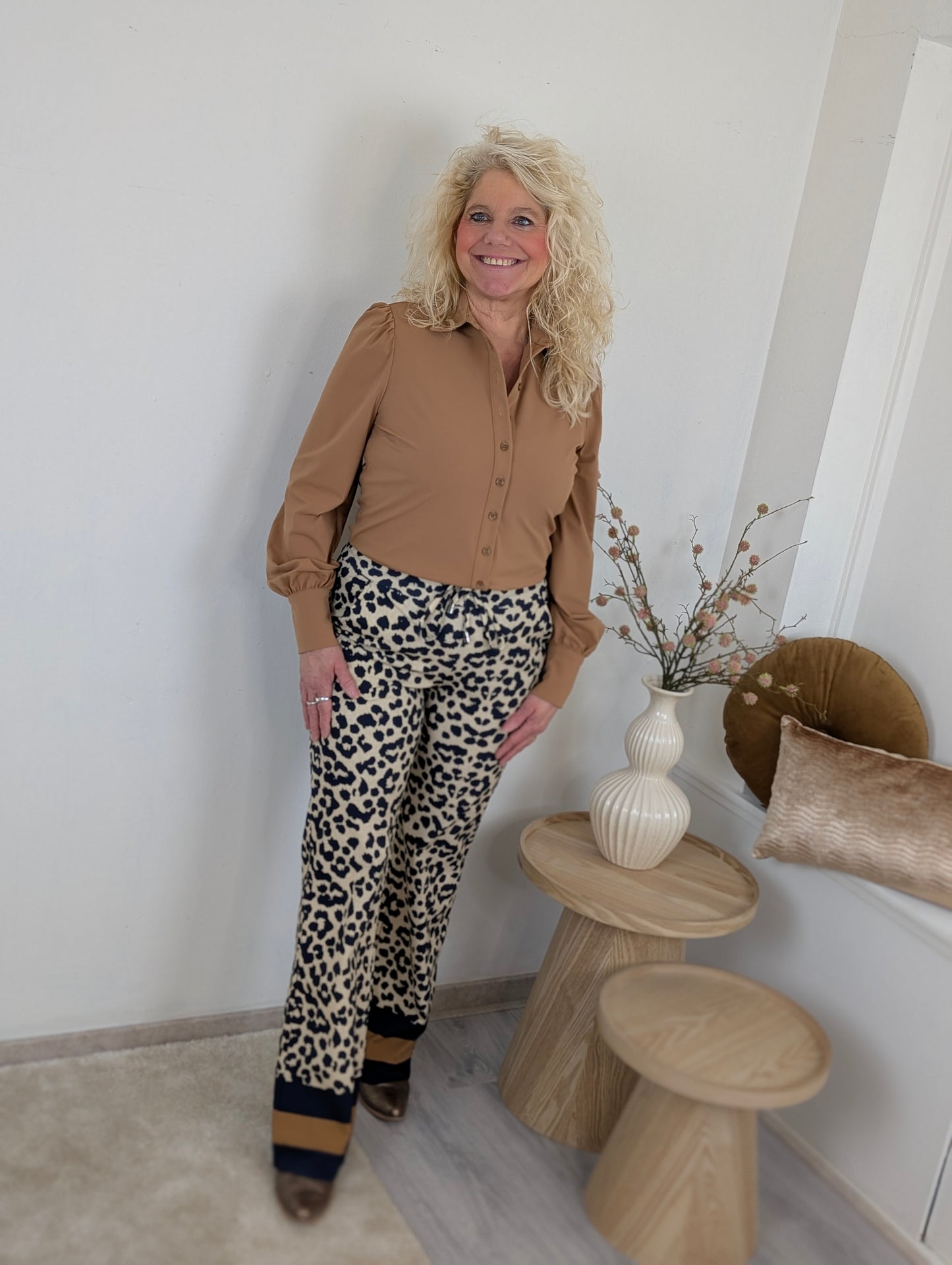 Mi Piace Karin blouse - Mocca
