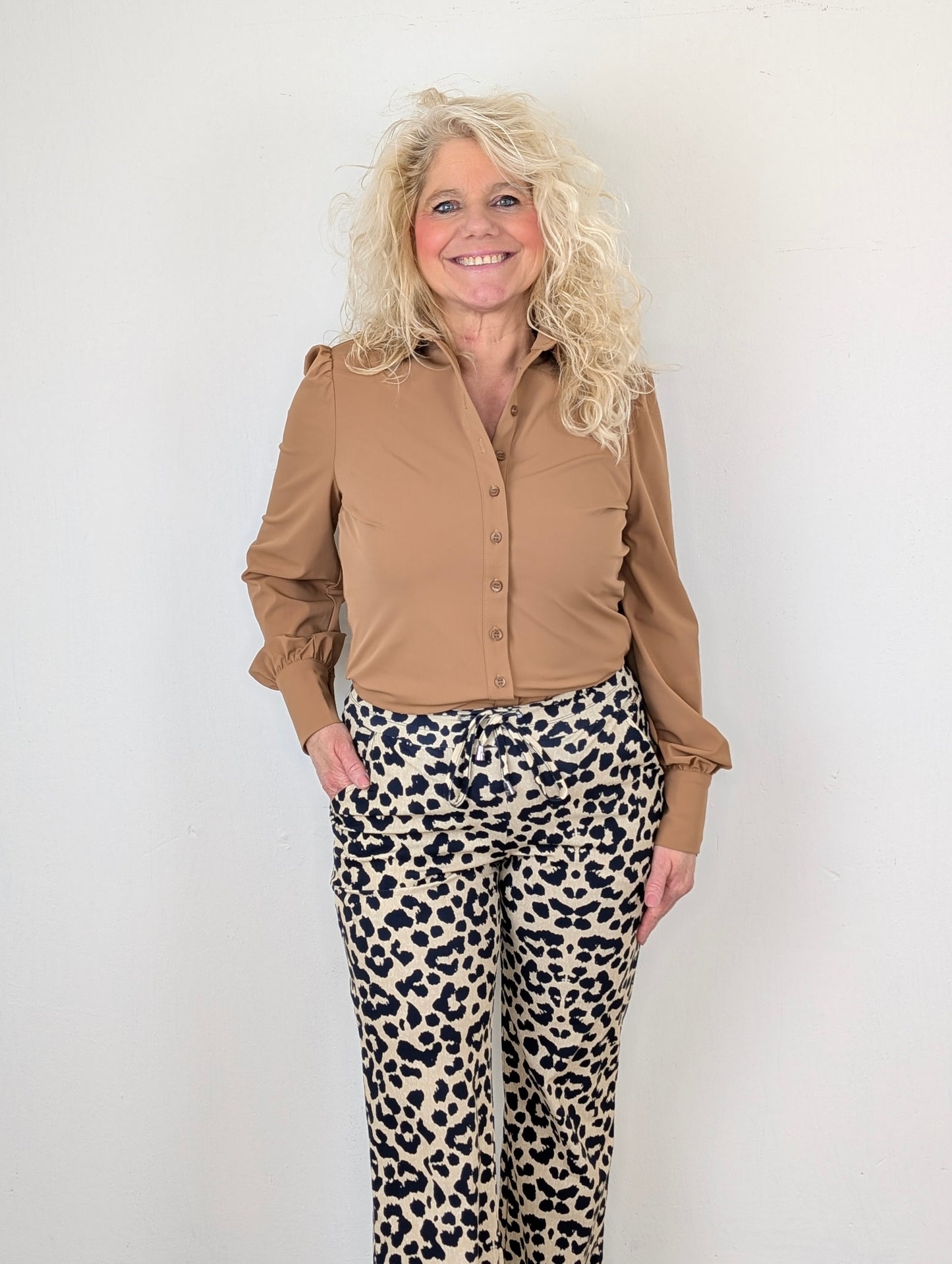 Mi Piace Karin blouse - Mocca