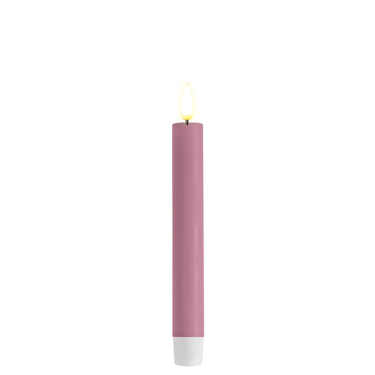 Led dinerkaars - 2x15cm Lavender