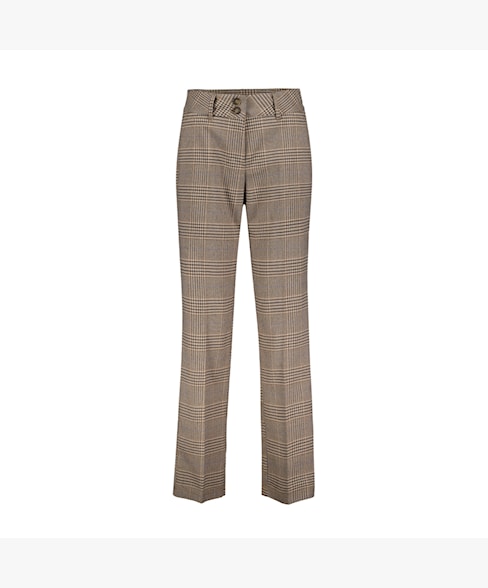 Red Button Colette Check - Brown