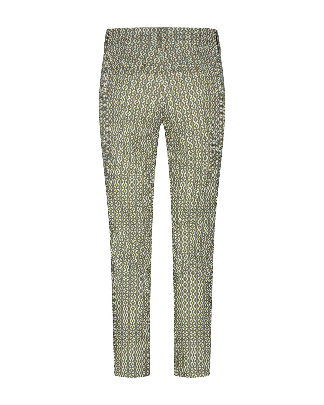 Red button Diana fancy tile - Multi khaki