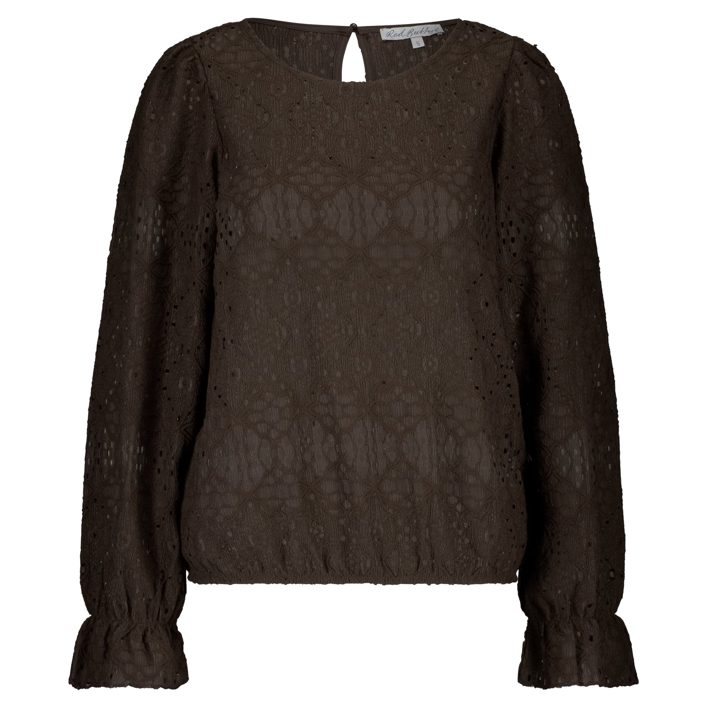 Red Button Top Ajour - Brown