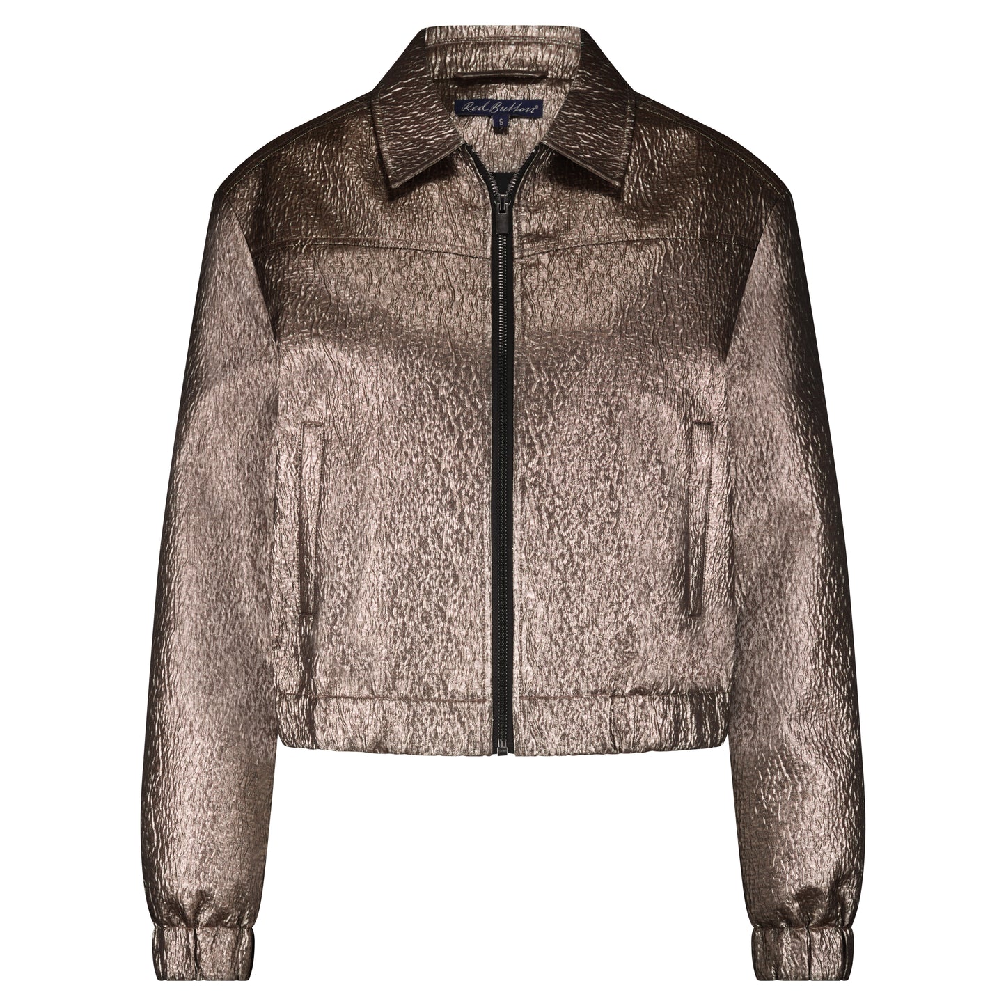 Red Button Bomber Metallic - Coppergold