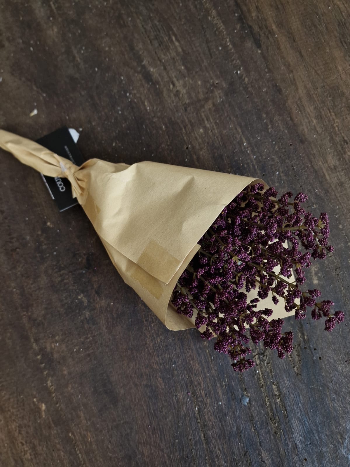 Klein kunst deco bosje 15cm - Lavender
