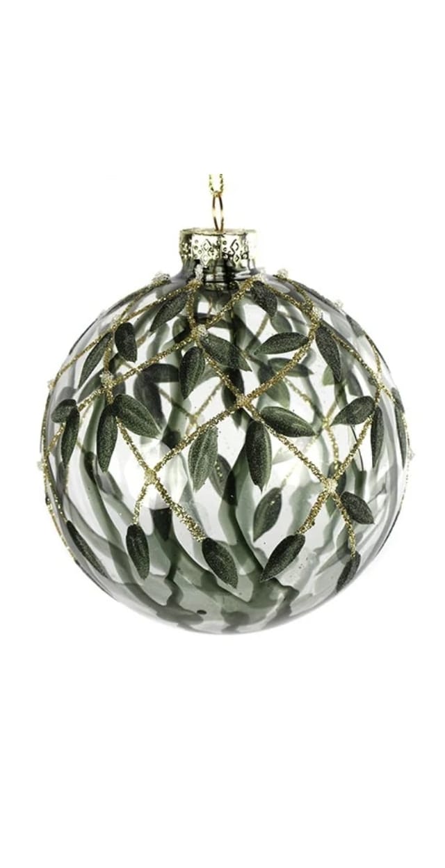 Kerstbal ro Neola S groen - Ø8CM