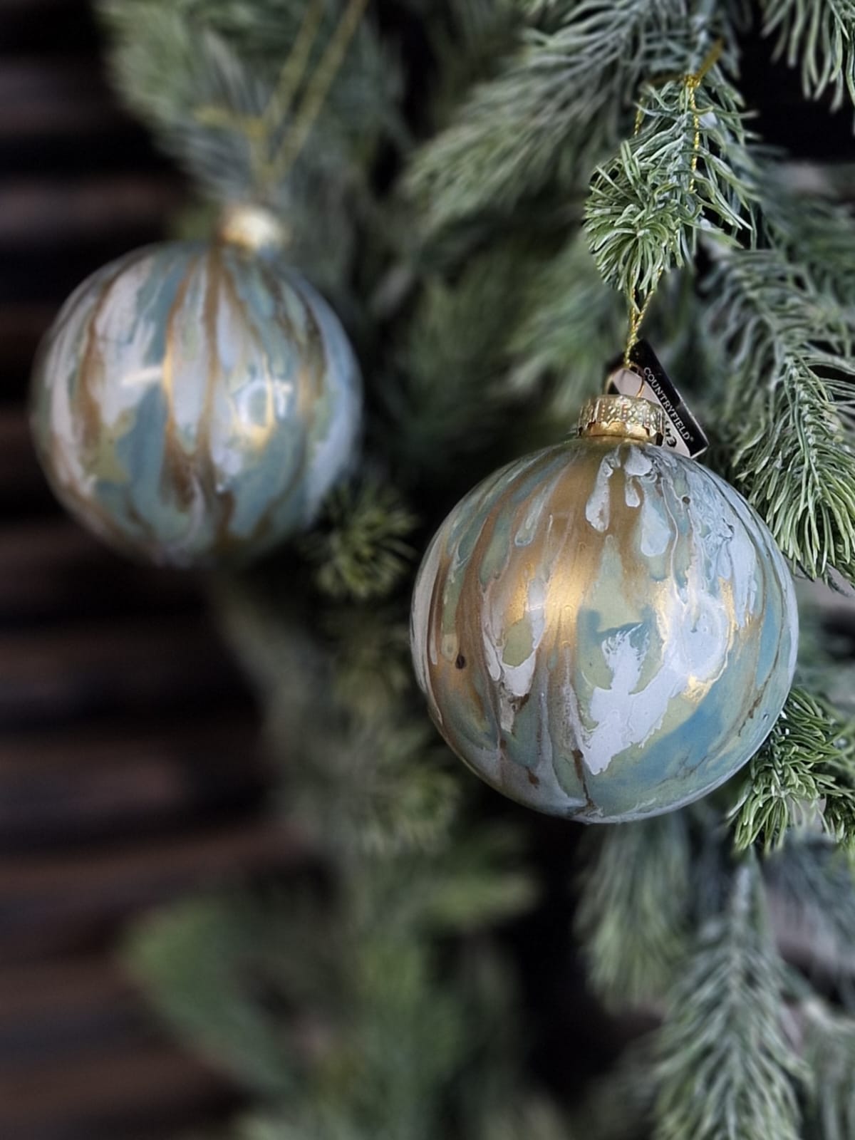 Kerstbal rond Sicco S groen -