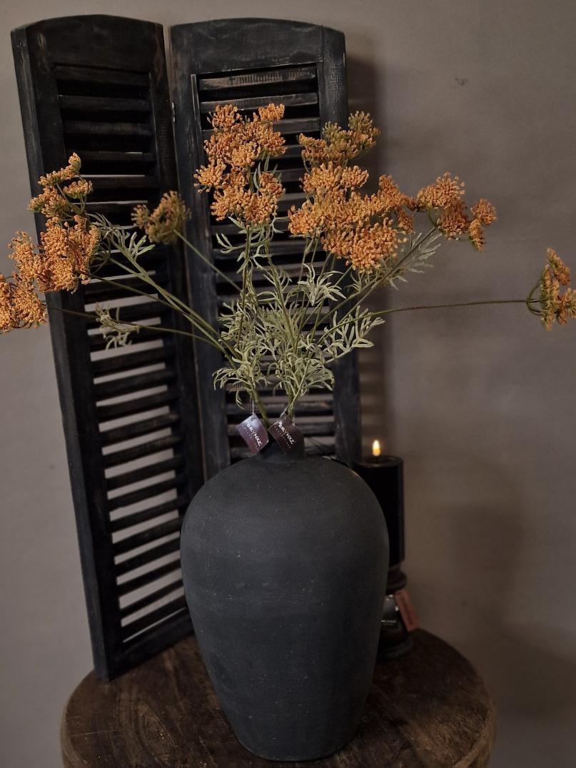 Brynxz single lace flower yellow 80 cm.