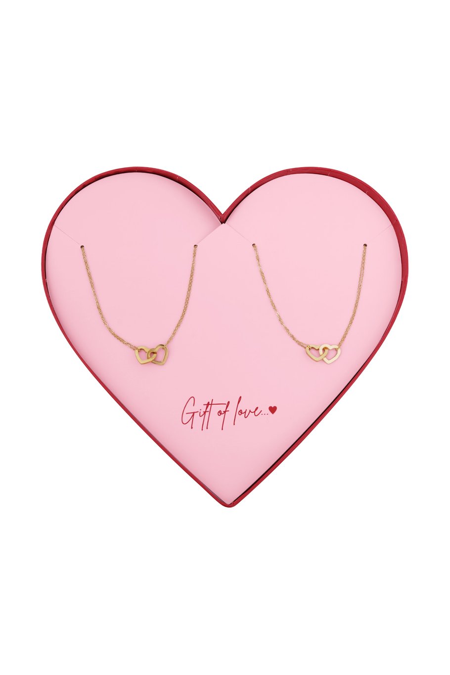 Gift of love Stainless steel Love knots Kettingen - Goud kleur