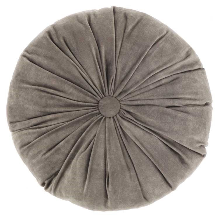 Basics kussen rond 40cm - Chateau Grey
