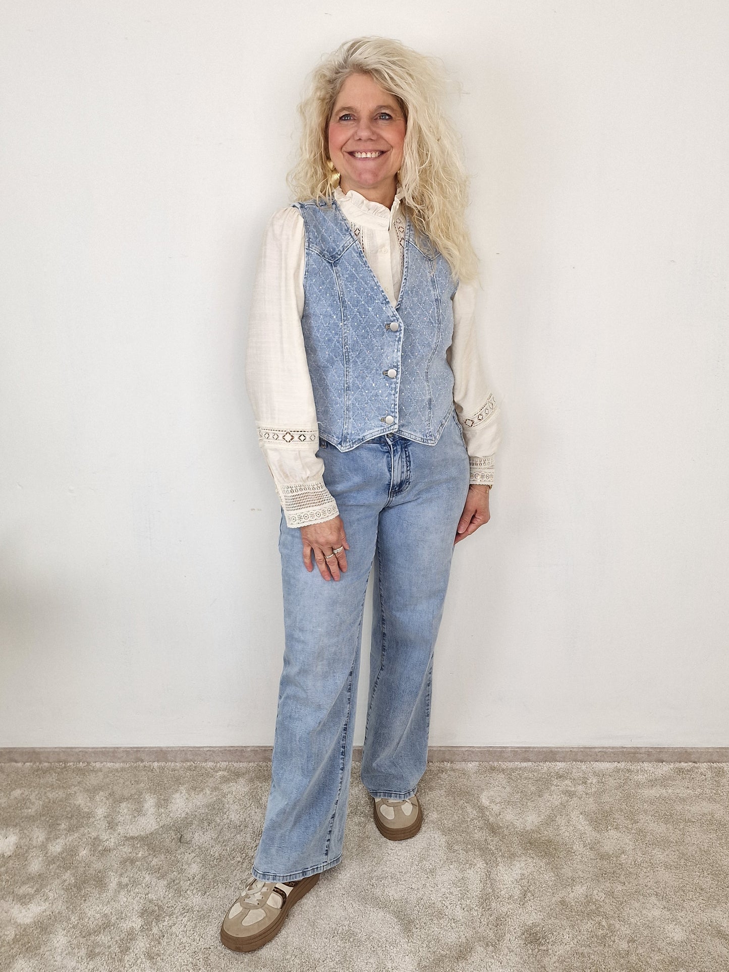 Karin glitter Gillet - Jeans