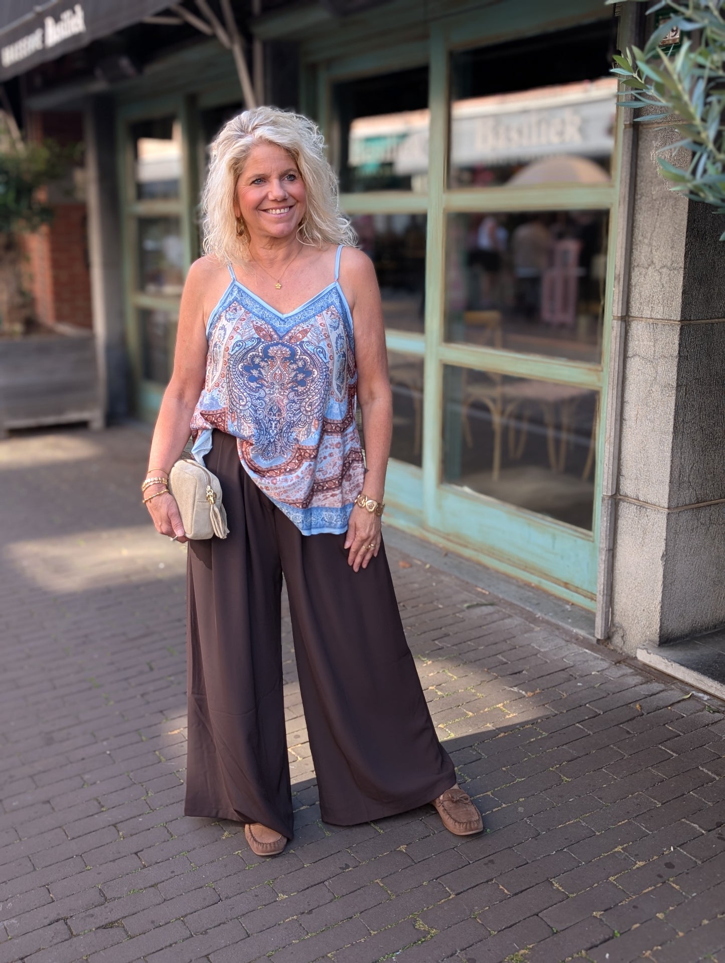 Mandala top - Lichtblauw