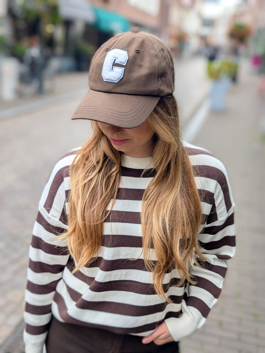 Pet met Teddy C - Bruin/Off White