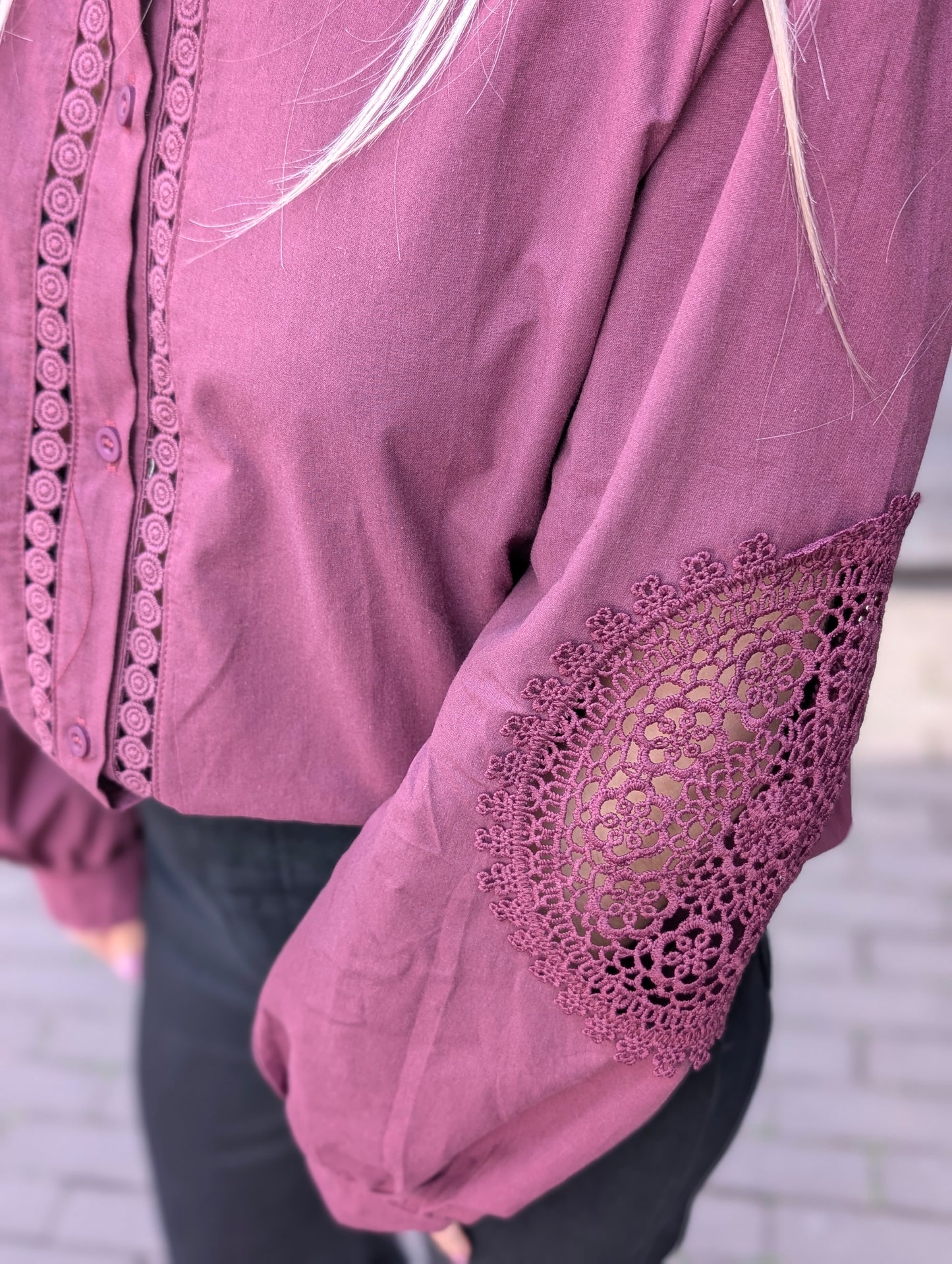 Kaly blouse - Wijn rood